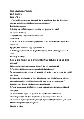 Đề cương môn Luật dân sự - Trường Đại học lao động -  xã hội.