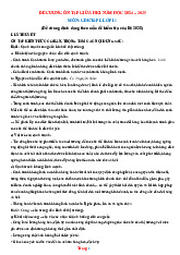 Đề Cương Ôn Tập Giữa Kỳ 1 GDKT&PL 11 Kết Nối Tri Thức Cấu Trúc Mới 2024-2025