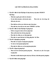 Gợi ý ôn tập môn Pháp luật đại cương | Trường đại học Mở Hà Nội