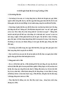 Phân tích đặc sắc nghệ thuật trong Vợ chồng A Phủ | Văn mẫu 12