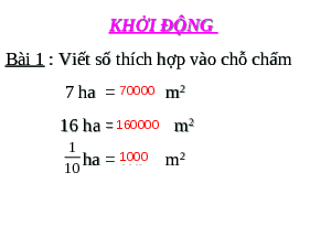 Giáo án điện tử Toán 5 Cánh diều: Luyện tập chung trang 28