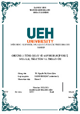 Chương 1: tổng quan về sáp nhập, hợp nhất, mua lại, thâu tóm và thoái vốn môn Sáp nhập, mua lại và tái cấu trúc doanh nghiệp | Trường Đại học Kinh tế Thành phố Hồ Chí Minh