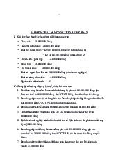 Bài kiểm tra nguyên lý kế toán | Học viện Nông nghiệp Việt Nam