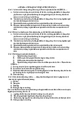 Câu hỏi trắc nghiệm dành cho ôn thi cuối kỳ | Môn Quản trị nguồn nhân lực - Đại học Ngoại Thương