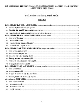 Đề cương ôn thi học kỳ I môn Lý luận nhà nước và pháp luật | Trường Đại học Kinh Tế - Luật, Đại học Quốc gia Thành phố Hồ Chí Minh