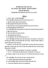 Đề thi giữa học kỳ 1 môn Hoạt động trải nghiệm lớp 8 năm học 2024 - 2025 - Đề số 2 | Bộ sách Kết nối tri thức