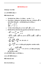 Chuyên đề biến đổi đại số ôn thi vào lớp 10