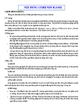 Nội dung Core Minigame môn Lập trình Game | Học viện Công Nghệ Bưu Chính Viễn Thông