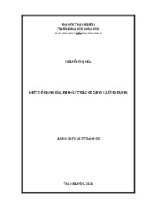 Một Số Dạng và Ứng Dụng của Định Lý Stolz | Đại học Điện lực