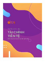 Tài liệu ôn tập môn  Tài chính tiền tệ | Học viện Ngân hàng