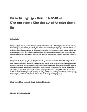 Nghiên cứu SOAR và Ứng phó Sự cố An ninh Thông tin | Trường Đại học Công nghệ thông tin và Truyền thông Việt Hàn, Đại học Đà Nẵng