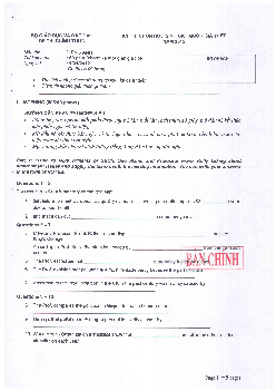 Đề thi chọn học sinh giỏi Quốc gia môn Tiếng Anh năm học 2012 – 2013