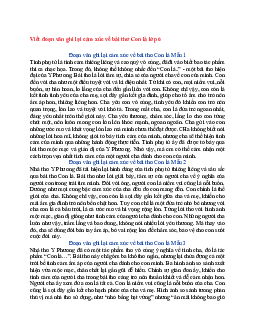 Văn mẫu lớp 6 Chân trời sáng tạo bài Viết đoạn văn ghi lại cảm xúc về bài thơ Con là