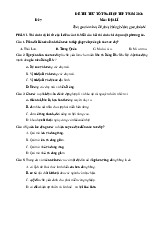 Đề thi thử tốt nghiệp THPT 2025 môn Địa lí bám sát đề minh họa - Đề 17