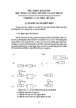 Đề cương bài giảng Học phần cấu trúc dữ liệu và giải thuật | Trường Cao đẳng Kinh tế Công nghiệp Hà Nội
