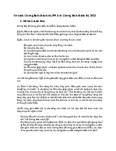 So sánh Cương lĩnh Chính trị 1991 và 2011 | Môn Lịch sử Đảng - Đại học Gia Định