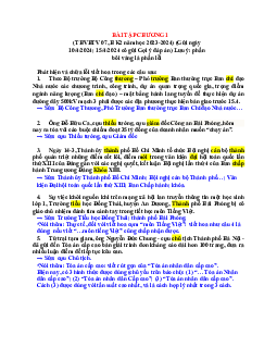 Bài tập chương 1 | Thực hành văn bản tiếng Việt | Đại học Khoa học Xã hội và Nhân văn, Đại học Quốc gia Thành phố HCM