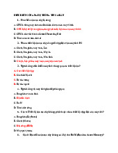 Trắc nghiệm công nghệ thông tin | Đại học Lạc Hồng