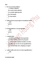 Trắc nghiệm Chap 8 môn Principle of Management | Trường Đại học Quốc tế, Đại học Quốc gia Thành phố Hồ Chí Minh