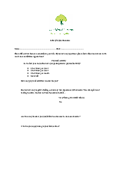 Lifestyle questionnaire -  English | Đại học Văn Lang