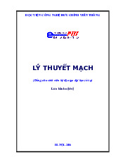 Bài giảng môn Lý thuyết mạch điện tử | Học viện Công Nghệ Bưu Chính Viễn Thông