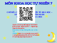 Giáo án điện tử Khoa học tự nhiên 7 bài 3 Chân trời sáng tạo : Nguyên tố hoá học