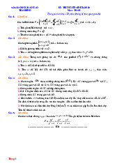 Đề Thi Tuyển Sinh 10 Môn Toán Sở GD Thái Bình 2025-2026 Có Lời Giải