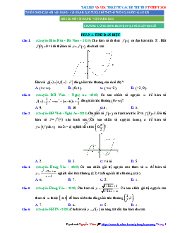 Bài tập VD – VDC ứng dụng đạo hàm để khảo sát và vẽ đồ thị của hàm số Toán 12