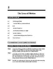Giải pháp cho chương 5: Luật chuyển động | Môn Vật lý kỹ thuật - Đại Học Sư phạm Kỹ thuật Hưng Yên
