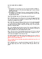 Bài tập quản trị tài chính 2: Phân Tích Trái Phiếu và Cổ Phiếu | Trường Đại học Thương Mại