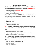 Câu hỏi ôn tập trắc nghiệm môn Quản trị kinh doanh | Trường Đại học Kinh doanh và Công nghệ Hà Nội