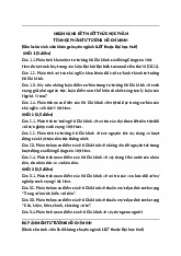 Đề cương Môn Tư tưởng Hồ Chí Minh | Trường Cao đẳng Công Nghệ Bách Khoa Hà Nội