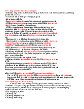 Câu hỏi ôn tập giữa, cuối kì môn tài chính tiền tệ | Học viện Nông nghiệp Việt Nam