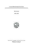 Báo cáo thường niên của Tòa án Công lý Quốc tế (ICJ) giai đoạn 2019-2020