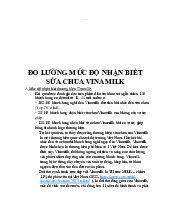 ĐO LƯỜNG MỨC ĐỘ NHẬN BIẾT SỮA CHUA VINAMILK | môn hành vi người tiêu dùng | trường Đại học Huế
