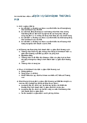 Top 10 câu hỏi trắc nhiệm về dịch vụ thương mại Luật thương mại | Đại học Văn Lang