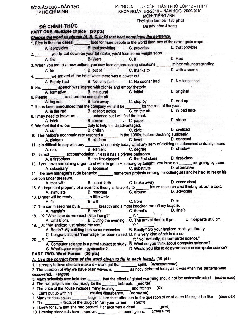 Đề thi chọn đội tuyển học sinh giỏi THPT TP Hồ Chí Minh môn Tiếng Anh năm 2009-2010