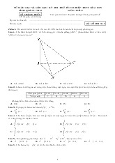 Đề thi thử tốt nghiệp THPT 2025 môn Toán Sở GD&ĐT Quảng Nam