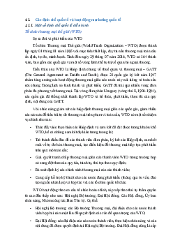 Bài giảng về các Định chế quốc tế | Đại học Kinh tế Quốc dân
