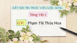 Giáo án điện tử Tiếng Việt 2 Tập 1 Bài 1 Kết nối tri thức: Tôi là học sinh lớp 2