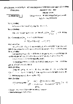 Đề chọn học sinh giỏi Toán THPT vòng tỉnh năm 2022 – 2023 sở GD&ĐT Vĩnh Long