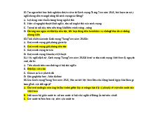 Đề cương LSĐ/ Trường đại học Nguyễn Tất Thành