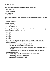Top 50 câu trắc nghiệm môn Tư tưởng Hồ Chí Minh | Học viện Chính sách và Phát triển