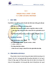 Bài 1: Mối Quan Hệ Cá Nhân - Xã Hội và Xây Dựng Nhân Hiệu Cá Nhân môn Luật kinh tế | Trường đại học Mở Hà Nội