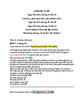 Lý thuyết chương 10: Đo lường thu nhập quốc gia | Môn Kinh tế vĩ mô