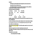 Các Thành Tố Cấu Trúc Âm Tiết Trong Tiếng Việt - Tài Liệu Học Tập