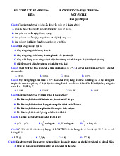 Đề thi thử tốt nghiệp THPT 2025 môn Vật lí bám sát đề minh họa - Đề 34