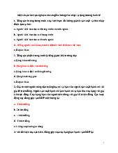 Tài liệu Kinh tế học . Bài tập Trắc nghiệm chương 5