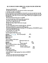 Địa Vị Pháp Lý Hành Chính Của Cơ Quan Hành Chính Nhà Nước môn Luật hành chính | Trường đại học Mở Hà Nội