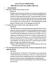 Bài 1 Lịch sử về hiến pháp và lịch sử lập hiến Việt Nam | Môn Luật Hiến Pháp - Trường Đại học Luật Hà Nội